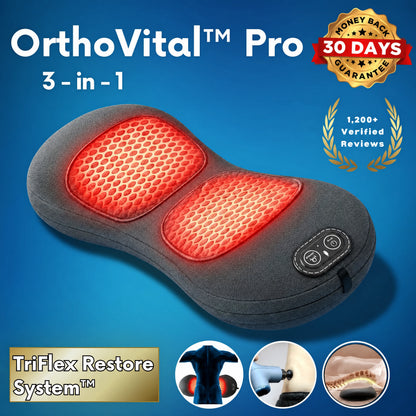 ORTHEVIA OrthoVital™ Pro 3-in-1 Back Massager